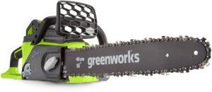 Motosierra de bateria Greenworks GD40CS40