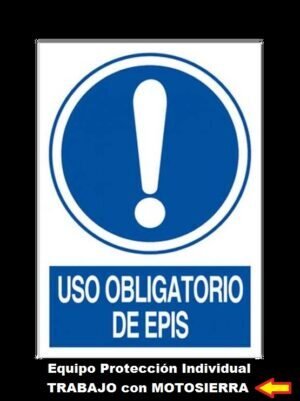 Uso obligatorio epis motosierra