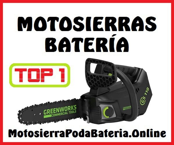Mejores Motosierras Batería