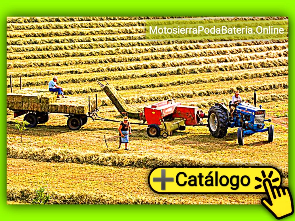 Maquinaria agrícola para el mantenimiento y cuidado de los cultivos en la agricultura (Catálogo)