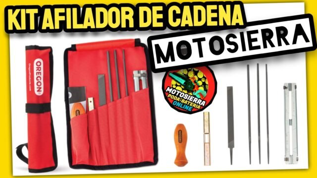 Mejor KIT de AFILADOR de CADENA de MOTOSIERRA “OREGON” (Afilar Nunca Fue tan Fácil)